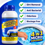 Sanitizo Powerful Drain & Sink Cleaner Powder 100 gm Each(Pack of 4)