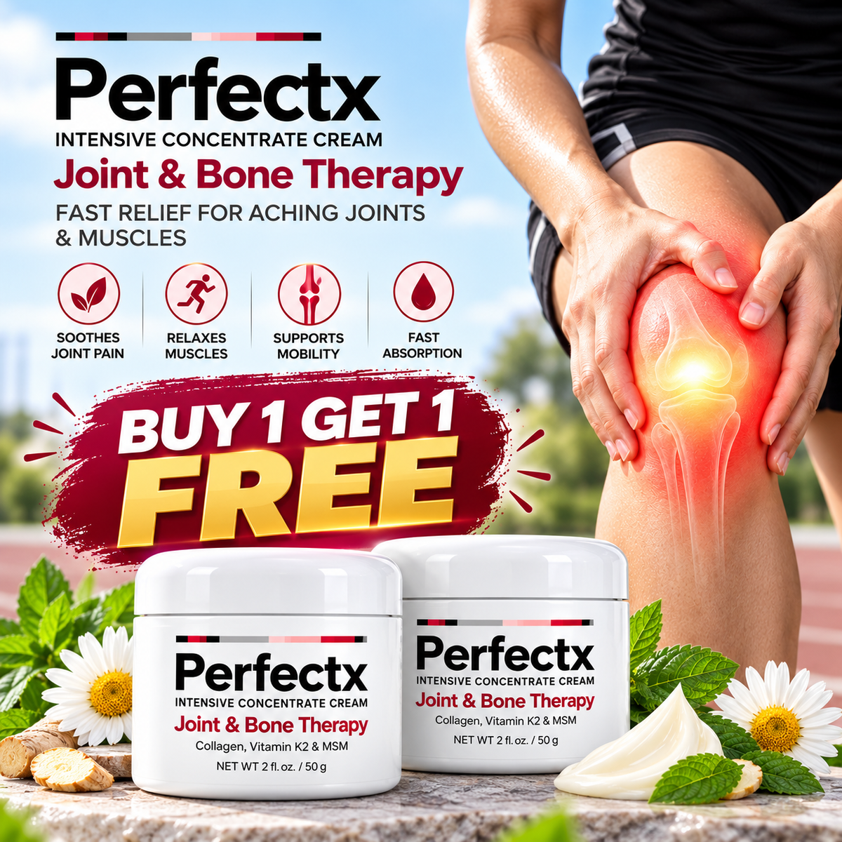 Perfectx Joint & Bone Treatment Cream (Pack of 2)