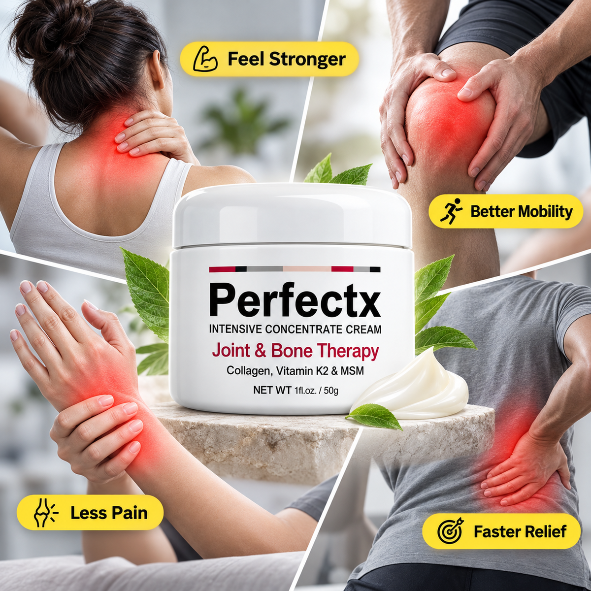 Perfectx Joint & Bone Treatment Cream (Pack of 2)
