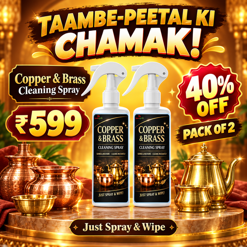 Brass & Copper Cleaning Spray (Pack of 2) – ShopBasket