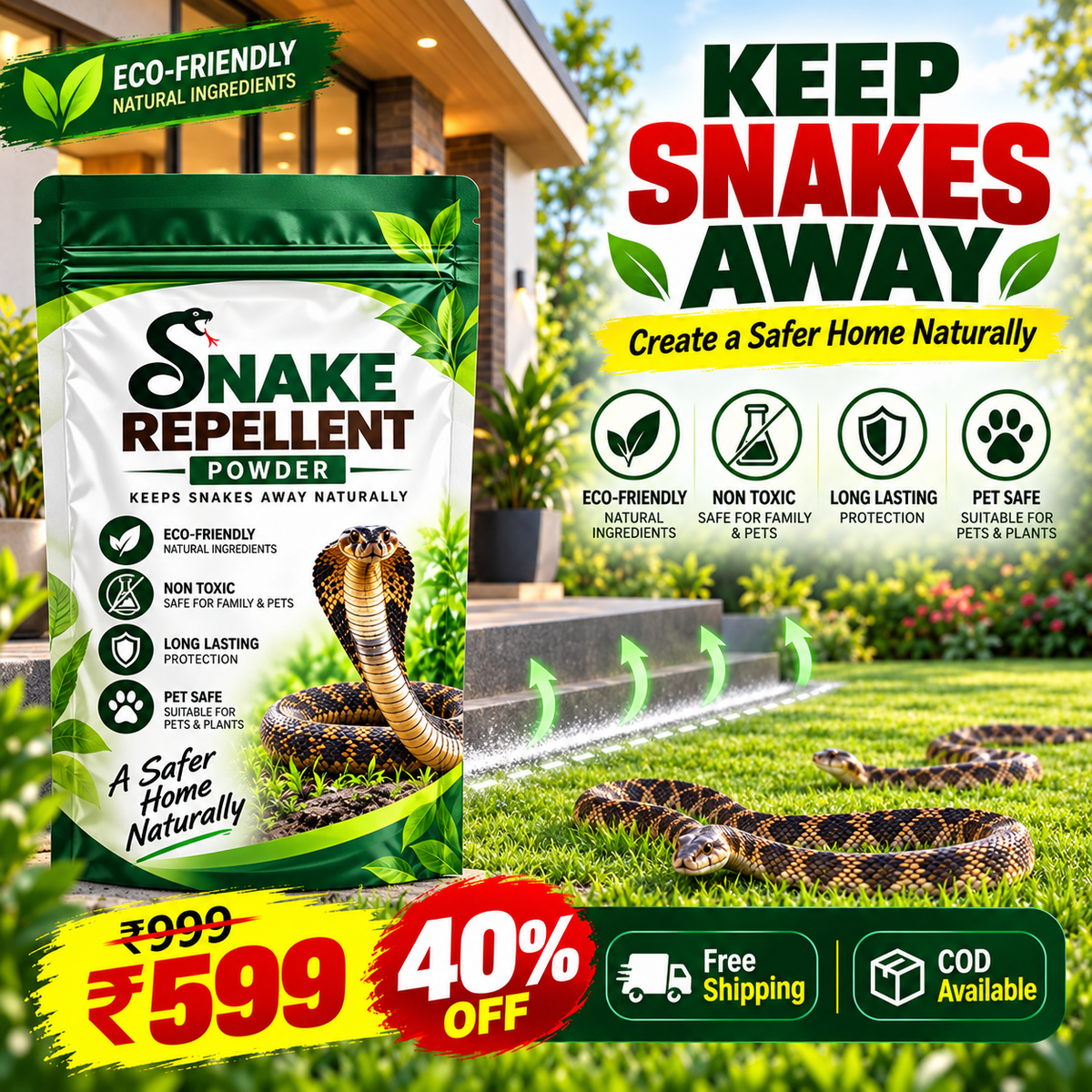 Snake Repellent Powder