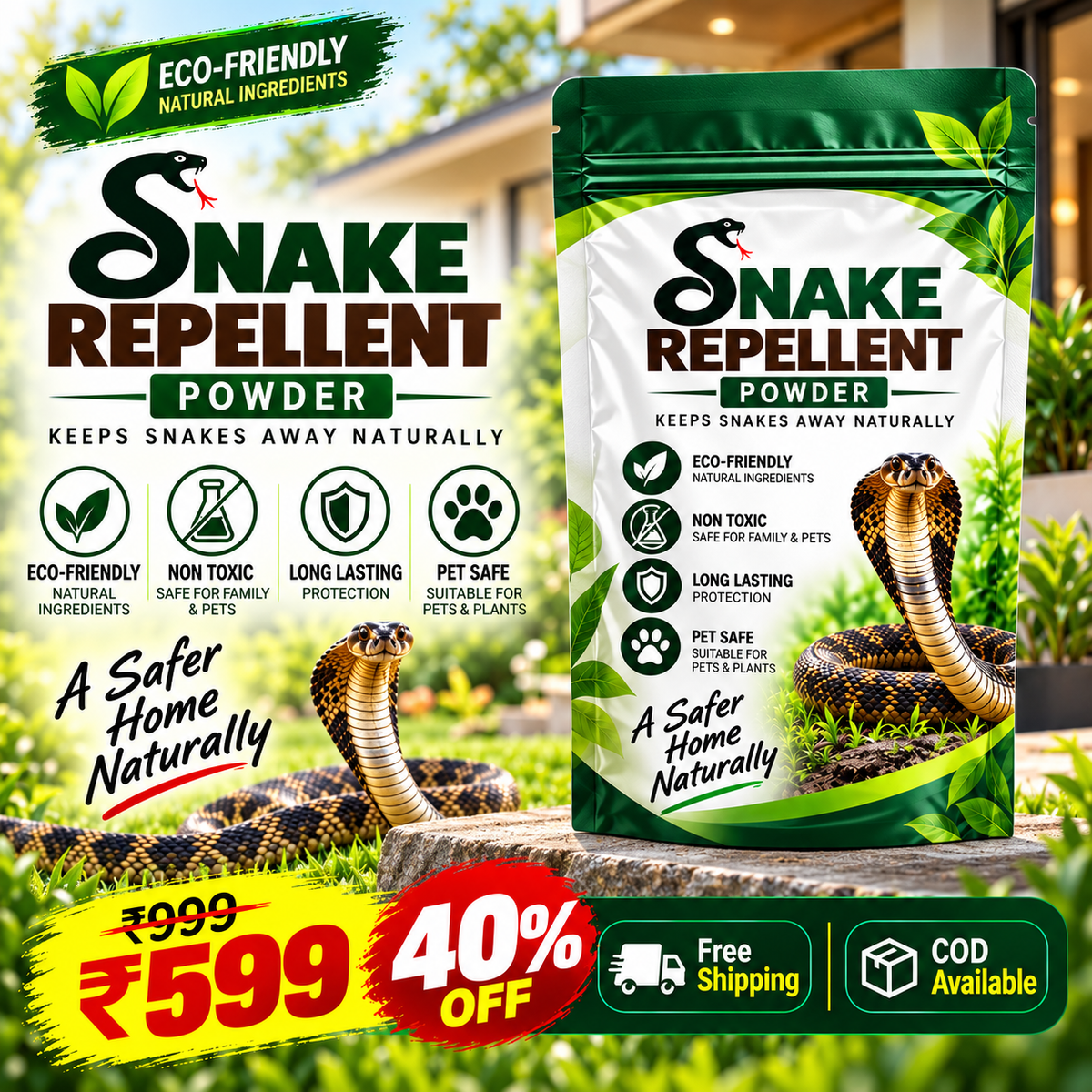 Snake Repellent Powder