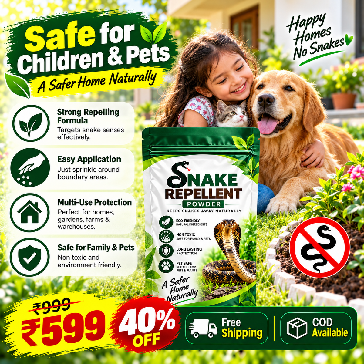 Snake Repellent Powder