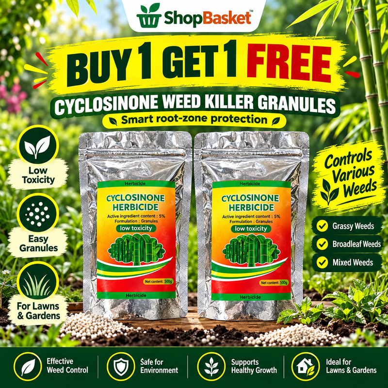 Cyclosinone Herbicide Granular Grass Killer (Pack of 2)